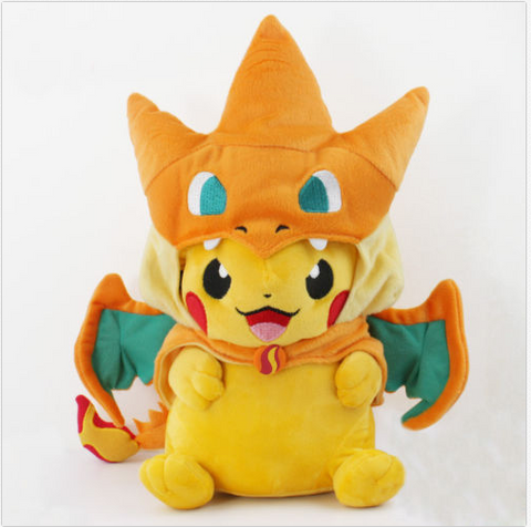 Pokemon Pikachu With Charizard Hat