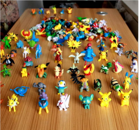 24pcs Mini Lots Pokemon Random Pearl Figures