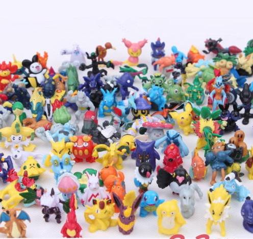 24pcs Mini Lots Pokemon Random Pearl Figures