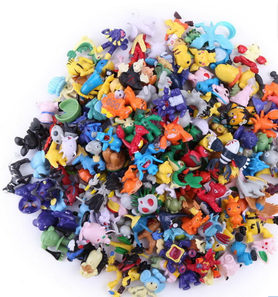 24pcs Mini Lots Pokemon Random Pearl Figures