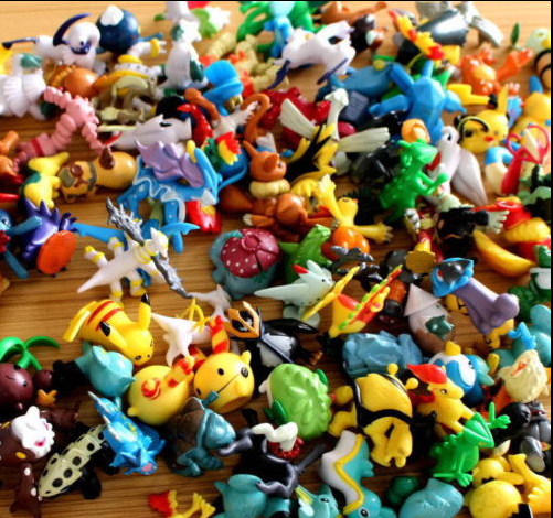 24pcs Mini Lots Pokemon Random Pearl Figures