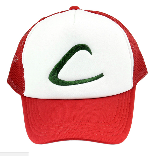 Anime Cosplay Pokemon Ash Ketchum Baseball Trainer Cap