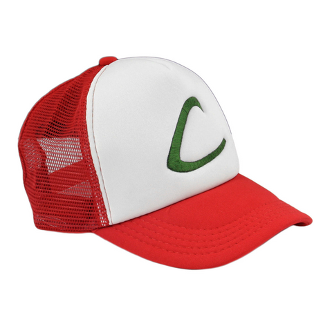 Anime Cosplay Pokemon Ash Ketchum Baseball Trainer Cap