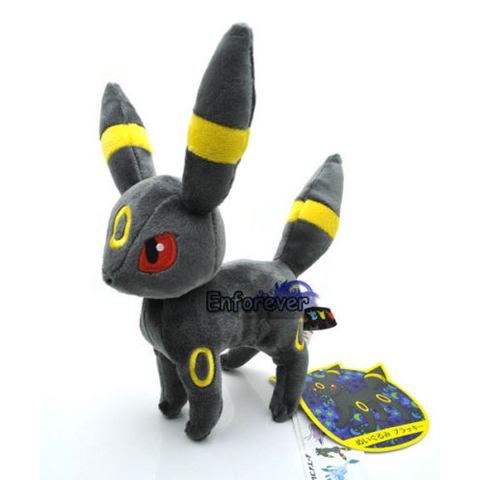 8" New Pokemon UMBREON Plush Rare Soft Toy Doll^PC1853